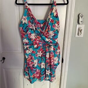 Lands End Tulip Hem Swimdress